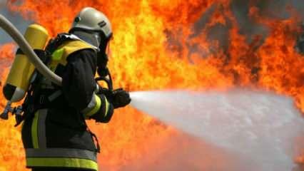 Tokat'ta yangın: 2 katlı ev kullanılamaz hale geldi
