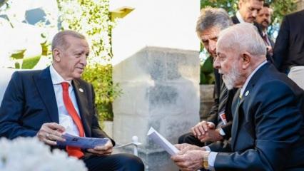 Lula'dan G7 Zirvesi'nde Erdoğan'lı paylaşım