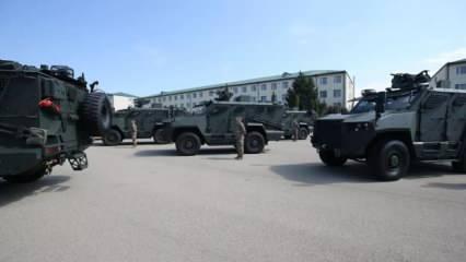 Yerli 'VURAN' zırhlı araçları Gürcistan ordusuna teslim edildi