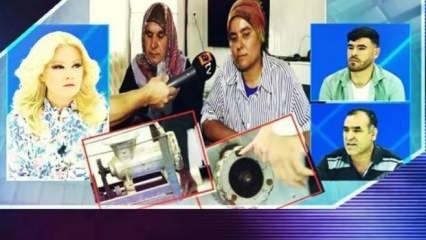 Adam çekilen kıyma makinesi Müge Anlı programına getirildi
