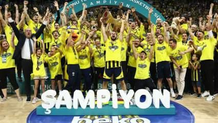 Basketbol Süper Ligi'nde şampiyon Fenerbahçe