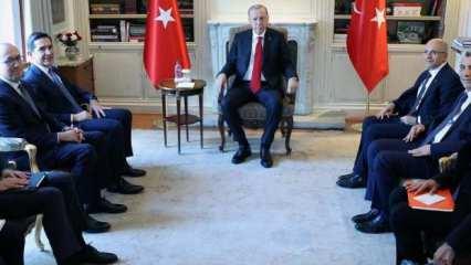 Cumhurbaşkanı Erdoğan, BBVA İcra Kurulu Başkanı Vila'yı kabul etti