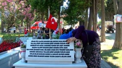 Edirnekapı Şehitliği’nde buruk bayram