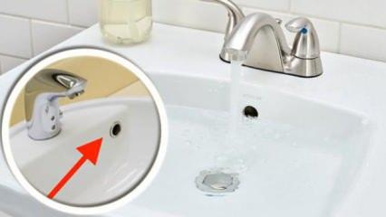 Unutulan temizlik detayı: Banyo lavabosundaki ikinci deliğin önemi ve temizliği