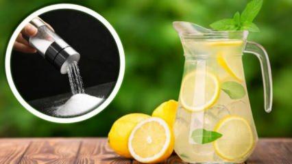 Yazın ferah içeceği: Limonataya tuz eklemenin inanılmaz faydaları!