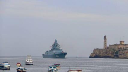 Rusya savaş gemileri, Küba’nın Havana Limanı’nda görüldü