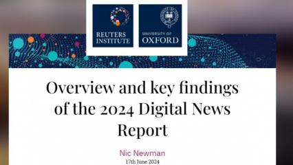 2024 Dijital Haber Raporu kaygılandırdı: Ana akım medyadan kaçış ve TikTok'un yükselişi