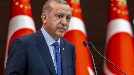 Başkan Erdoğan'dan başsağlığı mesajı