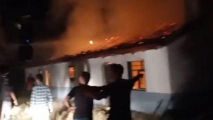 Besihaneye yıldırım düştü, 5 kişi korkudan hastanelik oldu!