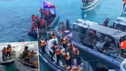 Çin Sahil Güvenliğinden Filipinler botlarına balta ve bıçakla saldırı