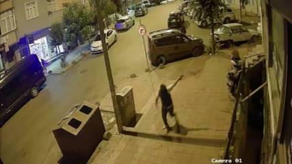Gaziosmanpaşa’da iş yerine garip silahlı saldırı: O anlar kamerada
