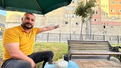 Hakkari'de yüzlerce bal arısı kent merkezindeki parkı mesken tuttu