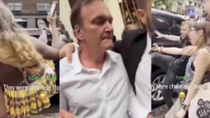 Quentin Tarantino'ya New York'ta Filistin protestosu
