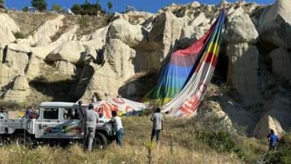 Kapadokya'da faciadan dönüldü: 22 kişi tahliye edildi...