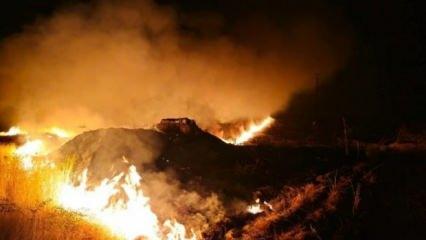 Şırnak'taki yangın rüzgârın etkisiyle 7 köyü sardı
