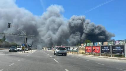 Son Dakika... Tuzla'da fabrika yangını: Bitişikteki fabrikaya ve ormanlık alana sıçradı!