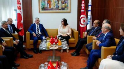 Ticaret Bakanı Bolat, Tunuslu bakanlarla bir araya geldi