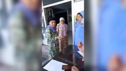 Tacikistan'da başörtülü kadınları hastaneye almadılar! Skandal görüntüler