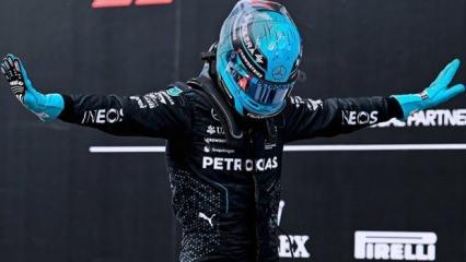 Formula 1 Avusturya Prix'sinde kazanan George Russell