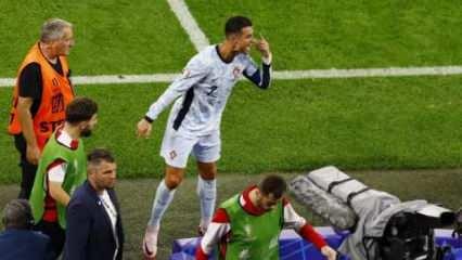 Gürcistan maçında Ronaldo'yu çılgına çevirdiler