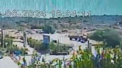 İşte Çeşme’yi yakan izmarit! İzmir’deki yangının çıkış anı böyle görüntülendi