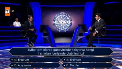 Kim Milyoner Olmak İster’de Kabe sorusu! Doğru cevap verseydi 300 bin TL kazanacaktı