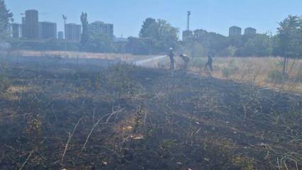 Marmara Üniversitesi'nde yangın: Büyümeden söndürüldü!