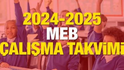 Okullar ne zaman açılacak? MEB 2024-2025 çalışma takvimi belli oldu