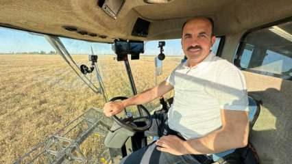 Başkan Altay: ‘Susuz tarımla yetiştirdiğimiz yerli buğdayın hasadını yaptık’