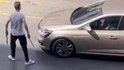 Ümraniye'de korku dolu anlar! Samuray kılıcıyla terör estirdi
