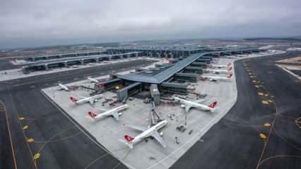 İstanbul Havalimanı temmuz ayına da Avrupa'nın zirvesinde başladı