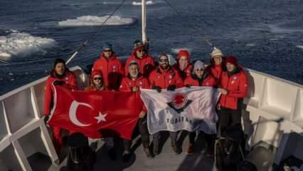 Türk bilim insanları Kuzey Kutbu'ndaki deniz buzu hattına vardı