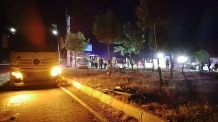 Adıyaman'da feci kaza: 1 ölü, 3 yaralı