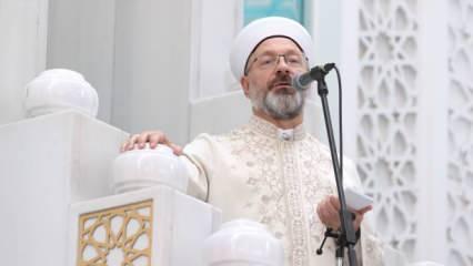 Diyanet İşleri Başkanı Erbaş'tan muharrem ayı mesajı