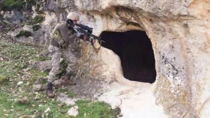 Tunceli'de bu yıl 68 mağara ve sığınak imha edildi