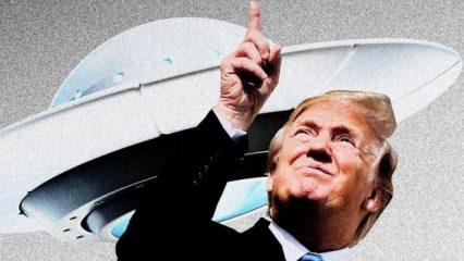 ABD'yi ayağa kaldıran iddia: Trump'ın mitinginde UFO'lar vardı! Kazanırsa açıklayacak...