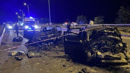 Kayseri'de iki otomobil çarpıştı: 2 ölü, 4 yaralı