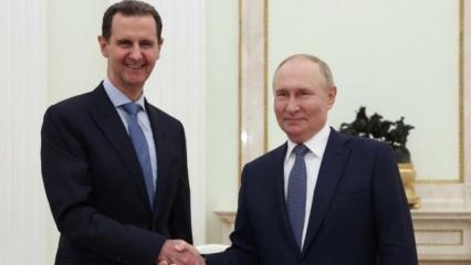 Putin ile Esad, Moskova'da görüştü