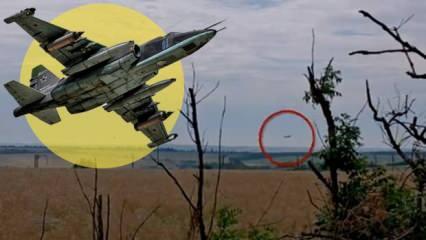 Ukrayna duyurdu: Rusya'ya ait 'Su-25' tipi savaş uçağını vurduk