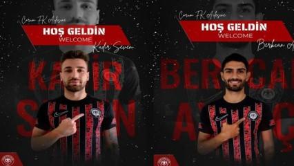 Ahlatcı Çorum'da iki imza birden