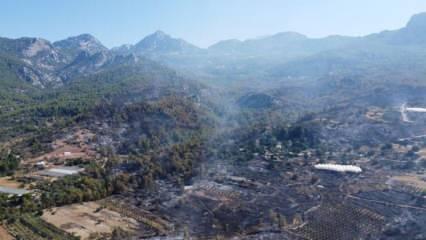 Antalya'da ormanlık alanda çıkan yangın kontrol altına alındı