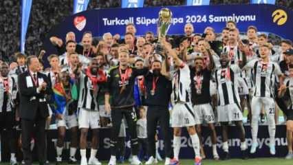 Beşiktaş, tarihi maçın ardından Süper Kupası'na kavuştu! 