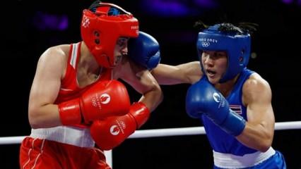 Busenaz S&uuml;rmeneli, Paris 2024'e &ccedil;eyrek finalde veda etti!