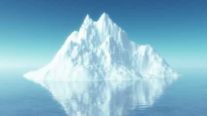 D&uuml;nyanın en b&uuml;y&uuml;k buz dağı bir girdapta sıkıştı