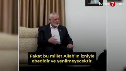 İsmail Haniye: B&uuml;y&uuml;k bir adamın yerini başka bir b&uuml;y&uuml;k adam alır...