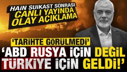 Suikast sonrası olay yorum: Tarihte görülmedi, ABD, Rusya için değil Türkiye için geldi...