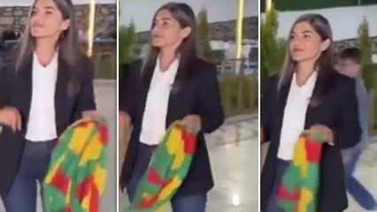 Van Belediyesi Eş Başkanı DEM'li Neslihan Şedal'dan PKK paçavrasıyla halay