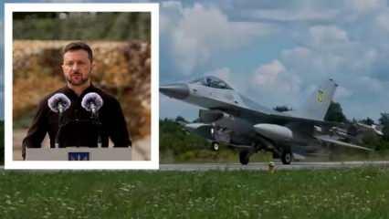Zelenskiy 'Zafer bizim' diyerek duyurdu: F-16 savaş uçakları Odessa semalarında