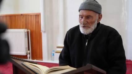 83 yaşındaki 'Hasan amca' hafızlık yarışmasında ikinci oldu; hedefi bölge birincisi olmak