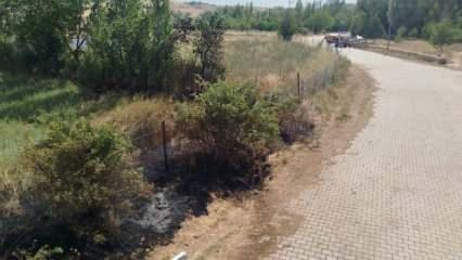 Alaca'da artan anız yangınları vatandaşları tedirgin ediyor